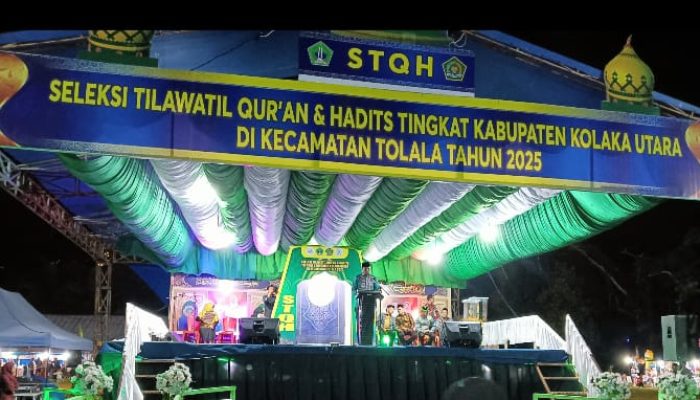 Penjabat Bupati Kolaka Utara Buka Seleksi Tilawatil Qur’an dan Hadis 2025 di Tolala