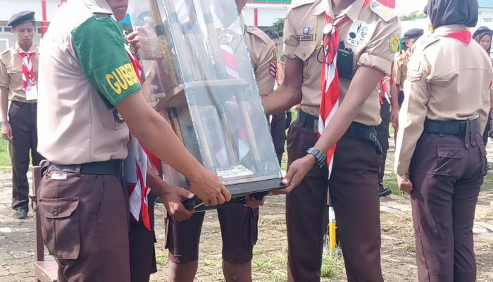 SMK 11 Luwu Gelar Kemah Lomba Pramuka Penggalang