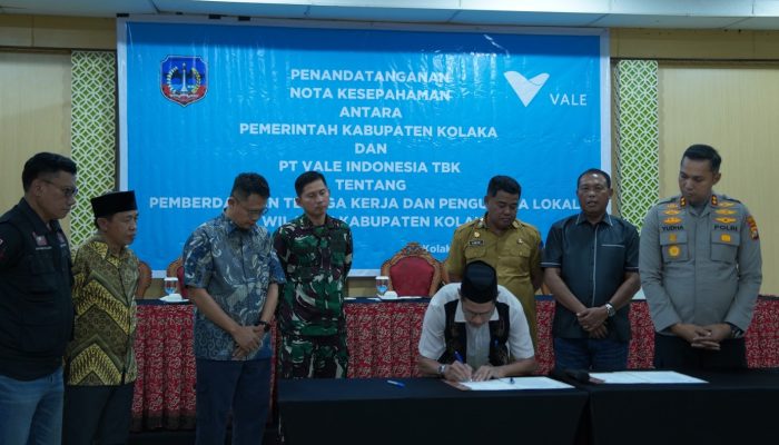 PT Vale–Pemkab Kolaka Sepakat Perkuat Pemberdayaan Tenaga Kerja dan Pengusaha Lokal