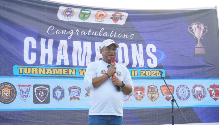 Bupati Luwu Tutup Turnamen Wara Cup II di Cilallang
