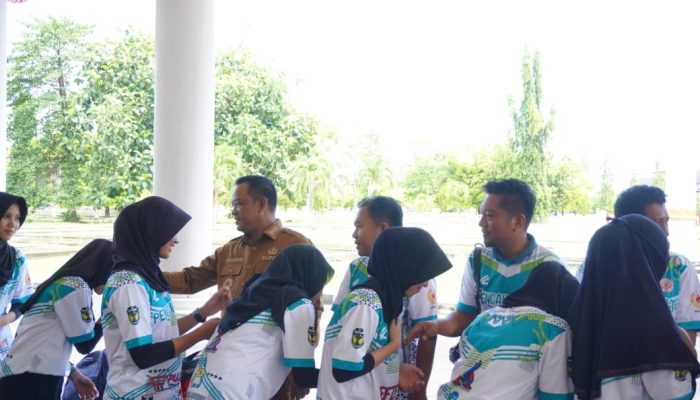 Bupati Luwu Lepas 30 Atlet Pencak Silat ke Pra Porprov Sulsel 2025