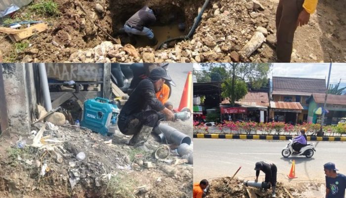 Pipa Bocor di Wara Timur, PDAM Palopo Janjikan Perbaikan Secepatnya