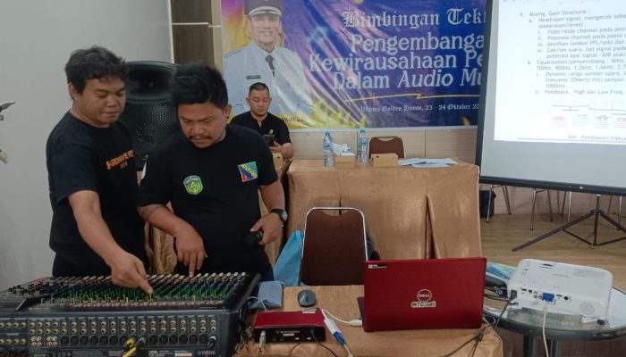 Bimtek Audio Musik di Luwu Timur Dorong Pemuda Jadi Entrepreneur Muda