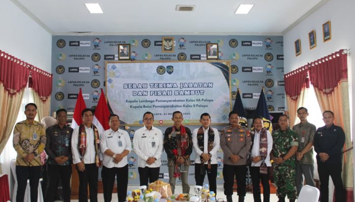 Sertijab Kepala Lapas dan Bapas Palopo