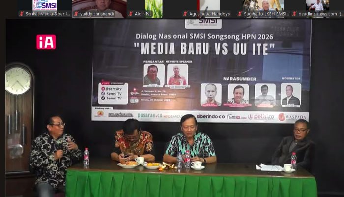 SMSI Gelar Dialog Nasional Bahas UU ITE dan Media Baru