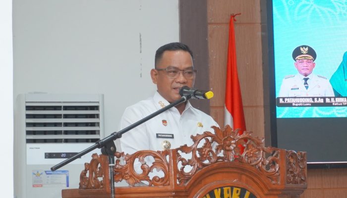 Bupati Luwu Buka Pelatihan SIM PKK untuk Perkuat Digitalisasi Administrasi