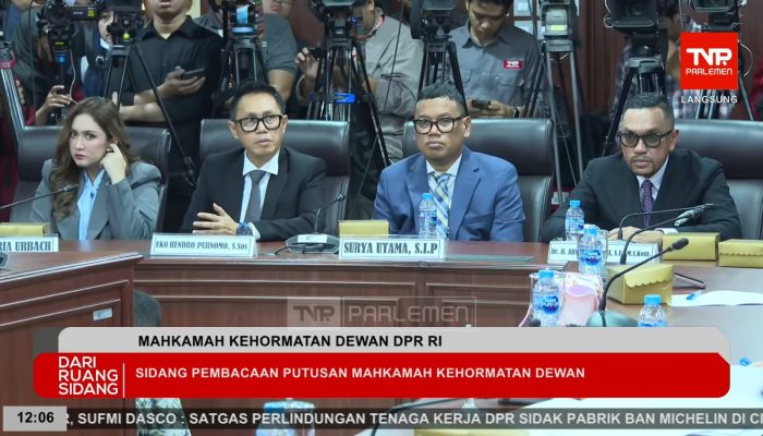 Sidang MKD, Ahmad Sahroni Dapat Sanksi Terberat, Nafa Urbach dan Eko Patrio Ikut Dinonaktifkan