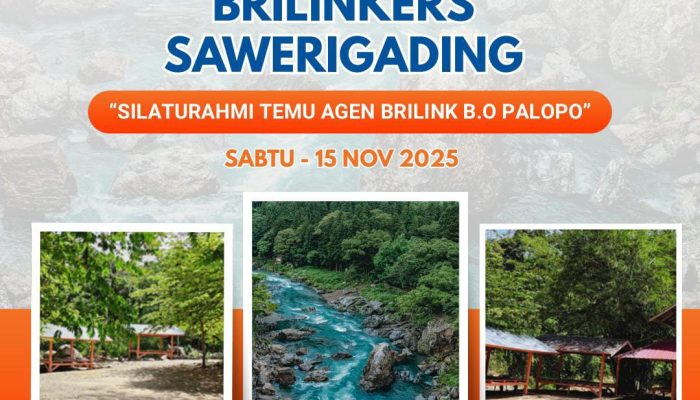 300 Agen BRILink Akan Berkumpul dalam Kopdar Sawerigading di Palop