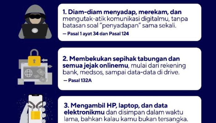 Netizen Beraksi! Poster ‘4 Poin Bahaya’ UU KUHAP Menyebar Cepat, DPR Sebut ‘Hoaks Masif’