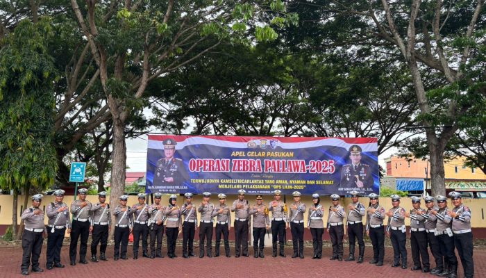 Polres Luwu Gelar Apel Operasi Zebra 2025, Kapolres Tekankan Tertib Lalu Lintas
