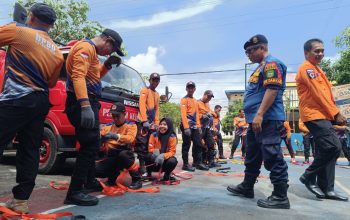 Damkar dan BPBD Palopo Latihan Bersama Tingkatkan Kemampuan Rescue