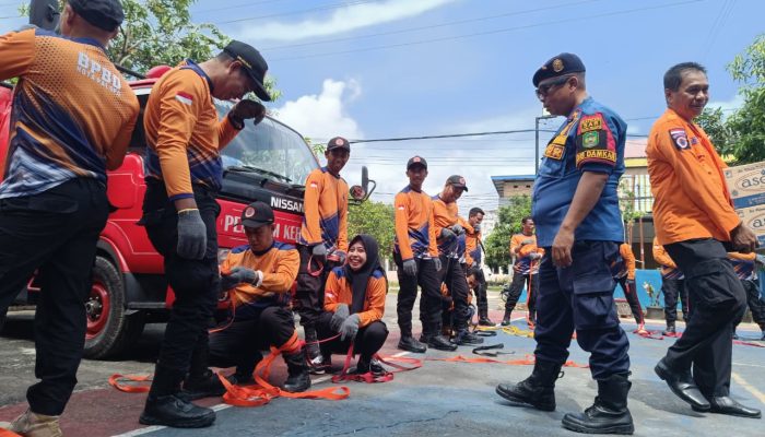 Damkar dan BPBD Palopo Latihan Bersama Tingkatkan Kemampuan Rescue