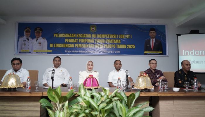 Wali Kota Palopo Buka Pelaksanaan Job Fit Pejabat Pimpinan Tinggi Pratama 2025