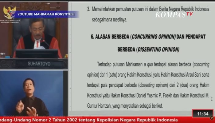 Celah Hukum Dihapus, MK Pastikan Polisi Aktif Tak Bisa Mengisi Jabatan Sipil