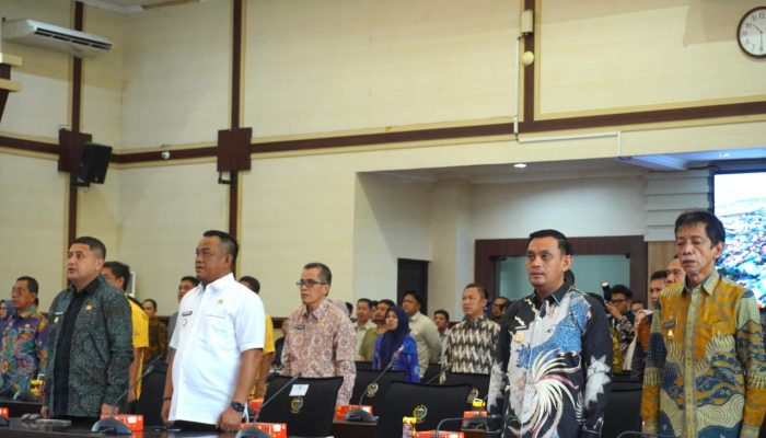 Bupati Luwu Hadiri Rakor Menteri ATR/BPN di Kantor Gubernur Sulsel