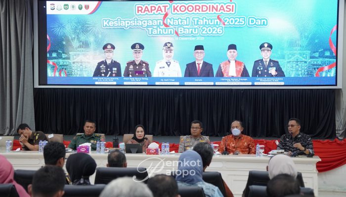 Naili Trisal Pimpin Rakor Kesiapsiagaan Natal dan Tahun Baru di Palopo