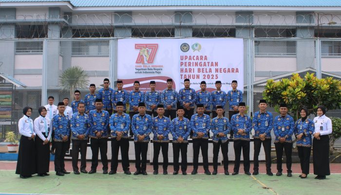 Teguhkan Nasionalisme, Jajaran Lapas Palopo Laksanakan Upacara Bela Negara