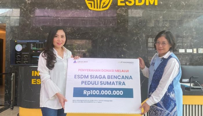 Lewat Program ESDM Siaga Bencana, PT Masmindo Dwi Area Salurkan Bantuan ke Sumatera