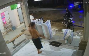 Hampir Satu Karung Gabah Dicuri Remaja di Jalur Bandara Bua
