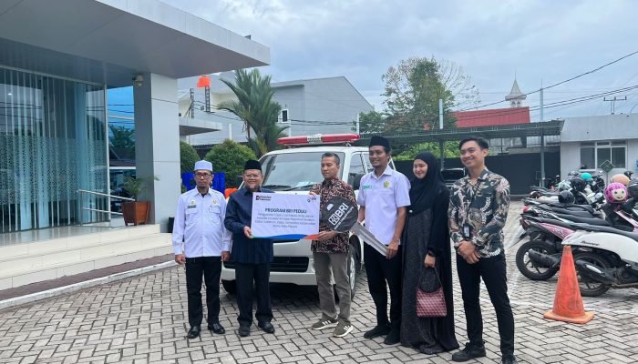 Wujud Program TJSL, BRI Berikan Bantuan Ambulans ke Yayasan Datok Sulaiman