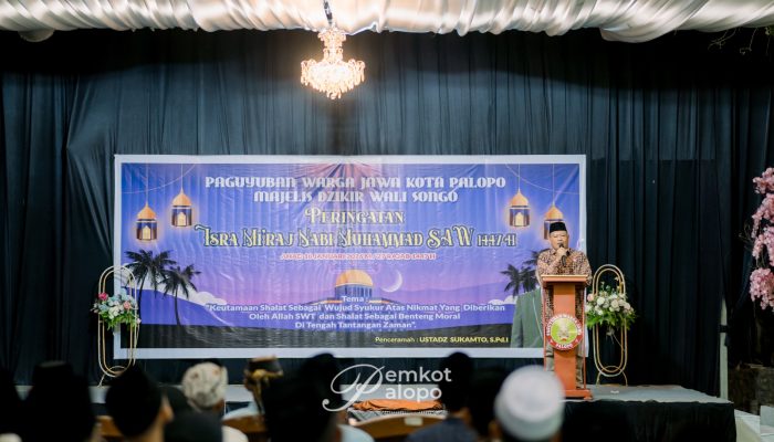 Wakili Wali Kota, Taufik Gurrahman Hadiri Isra Mi’raj Warga Jawa Palopo