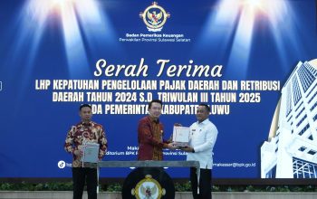 Pemkab Luwu Terima Rapor Kinerja dari BPK, Fokus Benahi Pajak dan Retribusi