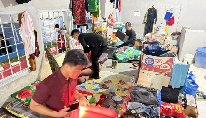Deteksi Dini Jelang 2026, Blok Hunian Lapas Palopo Digeledah Malam Hari