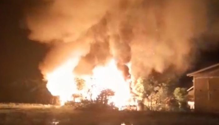 Malam Tahun Baru Kelabu, Rumah Pasutri di Luwu Ludes Dilalap Si Jago Merah