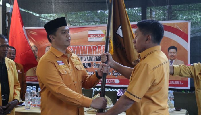 Sah! Aris Munandar Pimpin Hanura Palopo, Pimpinan DPRD Kompak Hadir