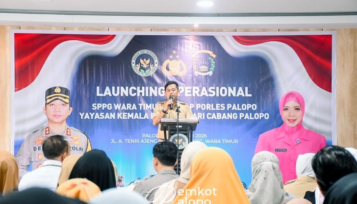 Pj Sekda Palopo Hadiri Launching Dapur SPPG, Dukung Program Makan Bergizi Gratis