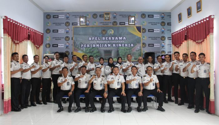 Awali Tahun 2026, Lapas Palopo Ikuti Arahan Menteri Imipas dan Teken Komitmen Bersama