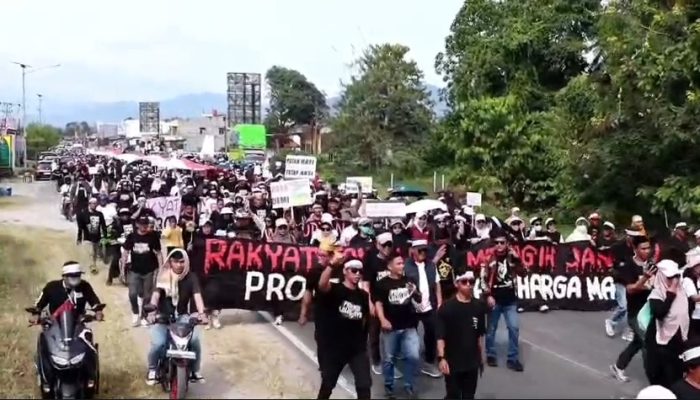 Lautan Manusia di Masamba, Ketua DPRD Lutra: Kita Tagih Janji Bung Karno ke Presiden