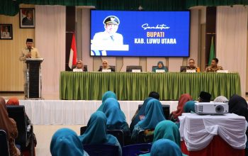 Pimpin Rakor Posyandu Era Baru, Bupati Luwu Utara Tambah Jumlah Kader Kesehatan