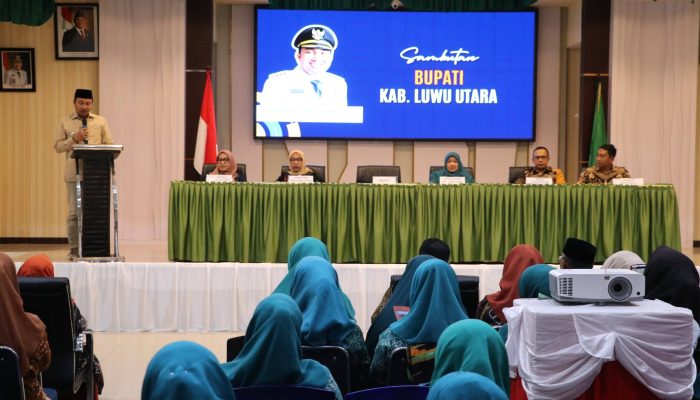 Pimpin Rakor Posyandu Era Baru, Bupati Luwu Utara Tambah Jumlah Kader Kesehatan