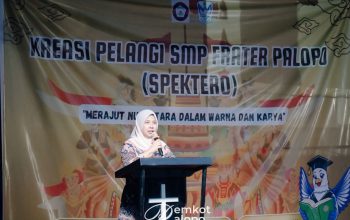 Buka Kreasi Pelangi SMP Frater, Asnita Darwis: Musuh Terbesar Kita Gadget dan Narkoba
