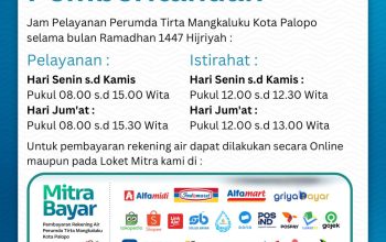 Simak Jadwal Pelayanan Perumda Tirta Mangkaluku Palopo Selama Ramadan