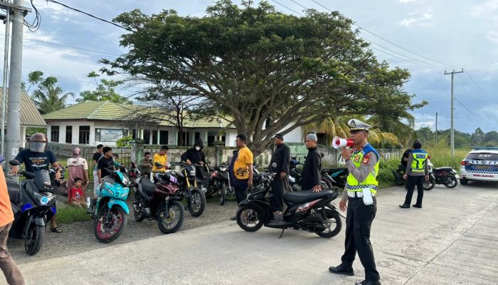 Tertibkan Balap Liar Subuh Hari, Polres Luwu Amankan Puluhan Kendaraan Berknalpot Brong