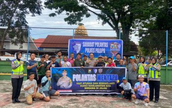 Kampanyekan Tertib Lalu Lintas, Satlantas Polres Palopo Gelar Turnamen Olahraga