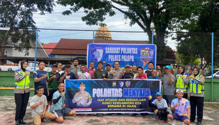 Kampanyekan Tertib Lalu Lintas, Satlantas Polres Palopo Gelar Turnamen Olahraga