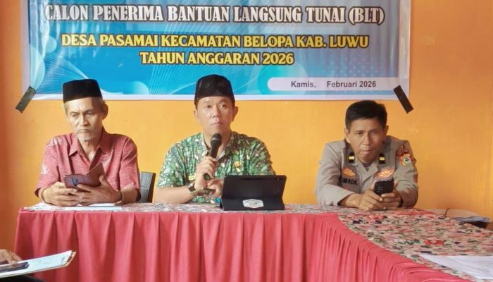 Kawal Penyaluran Bansos Berbasis Desil, Camat Belopa Minta Pendataan Tepat Sasaran
