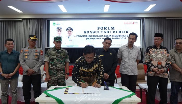 Pemkot Palopo Gelar Forum Konsultasi Publik RKPD 2027,