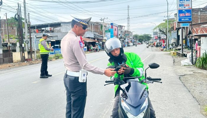 Sejumlah Motor Tanpa Pelat Nomor Terjaring Operasi Keselamatan Polres Luwu