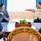 Momen Hangat Silaturahmi Prabowo dan Megawati Jelang Idulfitri di Istana Merdeka
