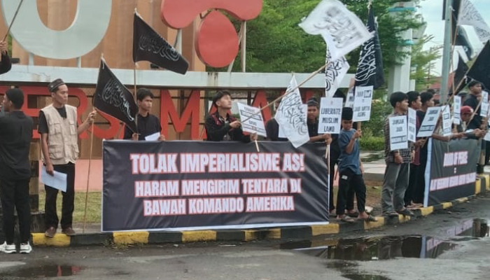 Aksi Turun Jalan APMIL Raya: Tolak Ilusi Perdamaian Board of Peace