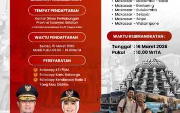Kabar Gembira! Pemprov Sulsel Siapkan Kuota Mudik Gratis Aman Berbagi Harapan