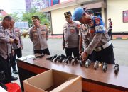 Pastikan Sesuai Prosedur, Polres Palopo Gelar Pemeriksaan Senjata Api Personel