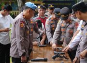 Propam Polres Luwu Turun Tangan Cek Kondisi Senpi dan Amunisi Anggota