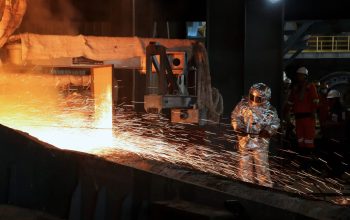 PT Bumi Mineral Sulawesi Sukses Lakukan Tapping Perdana Smelter Plant 2