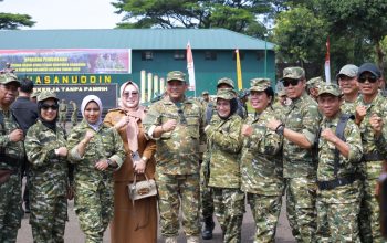 Bupati Patahudding Hadiri Pembukaan Latsarmil Komcad ASN di Rindam Hasanuddin