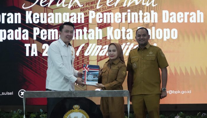 Wali Kota Palopo Naili Trisal Serahkan LKPD 2025 ke BPK Perwakilan Sulsel